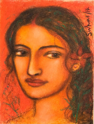 <b>Suhas Roy</b><br>Untitled<br>Mixed Media on Paper<br>14 x 11 Inches<br>2014