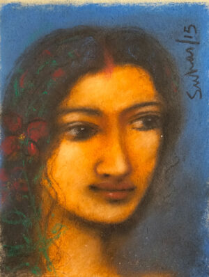 <b>Suhas Roy</b><br>Untitled<br>Mixed Media on Paper<br>15 x 11 Inches<br>2015