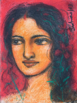 <b>Suhas Roy</b><br>Untitled<br>Mixed Media on Paper<br>15 x 11 Inches<br>2013