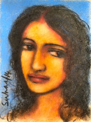 <b>Suhas Roy</b><br>Untitled<br>Mixed Media on Paper<br>15 x 11 Inches<br>2014