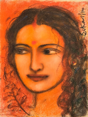 <b>Suhas Roy</b><br>Untitled<br>Mixed Media on Paper<br>15 x 11 Inches<br>2014