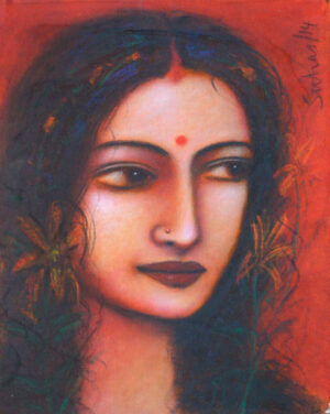 <b>Suhas Roy</b><br>Untitled<br>Mixed Media on Canvas<br>16 x 20 Inches<br>2014