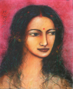 <b>Suhas Roy</b><br>Untitled<br>Mixed Media on Canvas<br>24 x 30 Inches<br>2012