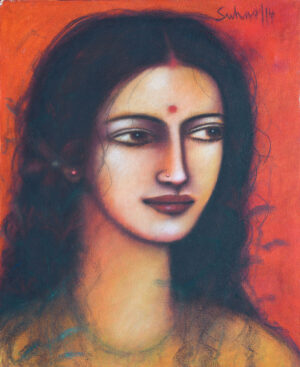 <b>Suhas Roy</b><br>Untitled<br>Mixed Media on Canvas<br>24 x 30 Inches<br>2011