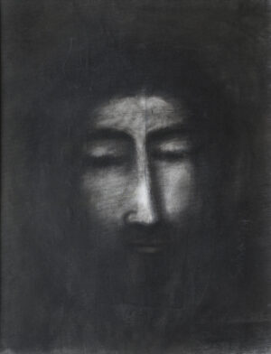 <b>Suhas Roy</b><br>Untitled<br>Charcoal on Canvas<br>16 x 21 Inches<br>Unknown