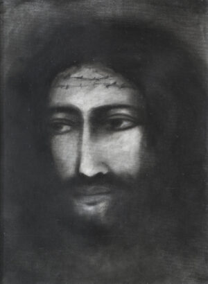 <b>Suhas Roy</b><br>Untitled<br>Charcoal on Canvas<br>16 x 22 Inches<br>Unknown