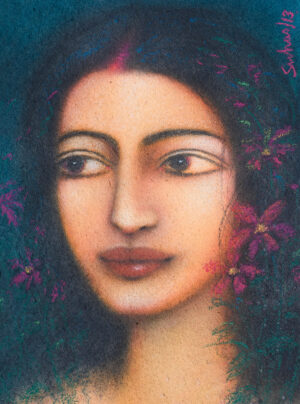 <b>Suhas Roy</b><br>Untitled<br>Mixed Media on Paper<br>16 x 12 Inches<br>2012