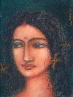 <b>Suhas Roy</b><br>Untitled<br>Mixed Media on Paper<br>16 x 12 Inches<br>2011