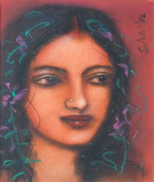 <b>Suhas Roy</b><br>Untitled<br>Mixed Media on Paper<br>10 x 12 Inches<br>2012