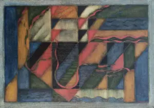 <b>Akkitham Narayanan</b><br>Untitled<br>Oil on Canvas<br>45.5 x 32 Inches<br>Unknown