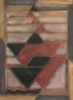 <b>Akkitham Narayanan</b><br>Untitled<br>Oil on Canvas<br>51 x 38 Inches<br>1999