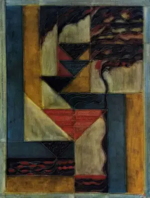 <b>Akkitham Narayanan</b><br>Untitled<br>Oil on Canvas<br>48 x 35 Inches<br>2019