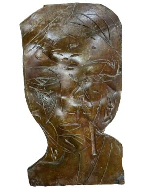 <b>Chandana Hore</b><br>Face II<br>Bronze<br>12 x 6.5 Inches<br>2021