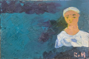 <b>Chandana Hore</b><br>Maa<br>Oil on Canvas<br>24 x 36 Inches<br>2009