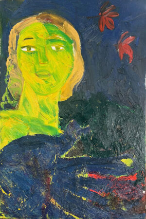 <b>Chandana Hore</b><br>Composition<br>Oil on Canvas<br>36 x 24 Inches<br>2007