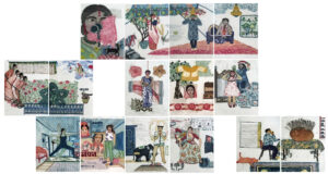 <b>Sonal Varshaneya</b><br>Vachik<br>Etching<br> 39 x 59 Inches <br>2022