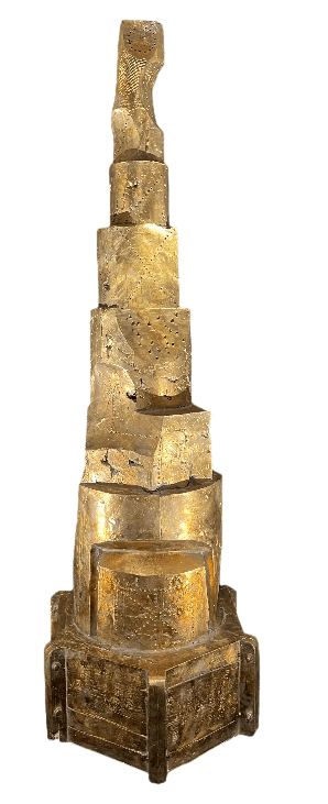 <b>Himmat Shah</b><br>Untitled<br>Bronze<br> 90 x 30 x 30 Inches<br>2019