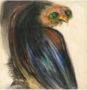 <b>Shuvaprasanna Bhattacharya </b><br> Untitled <br> Oil on Board <br> 24 x 24 Inches <br>2007
