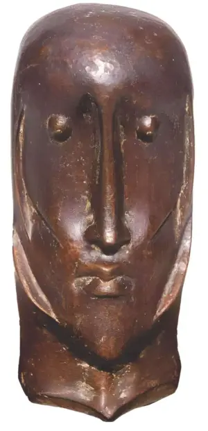 <b>P.R. Daroz </b><br> Untitled <br> Bronze <br> 13 x 6.5 x 7 Inches<br> 2007