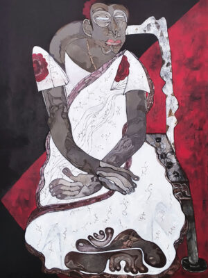 <b>Jaya Ganguly </b><br>Untitled<br>Acrylic on Canvas <br> 60 x 46 Inches <br>2025