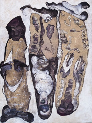 <b>Jaya Ganguly </b><br>Untitled<br>Acrylic on Canvas <br> 79 x 59 Inches<br>2026