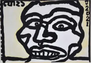 <b>Jogen Chowdhury</b><br>Untitled<br>Mixed Media on Pape<br> 8.3 x 11.6 Inches<br>2021